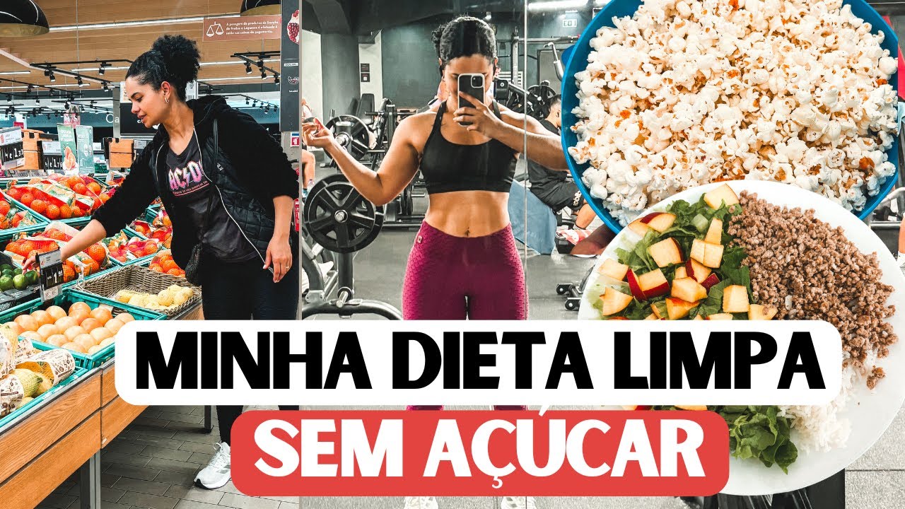 TUDO O QUE  EU COMO em um dia PARA SECAR | Desafio - 5 kg🔥