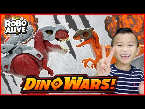 Dino Wars! Robo Alive Real Life Robotic Pets! Zuru Dinosaurs