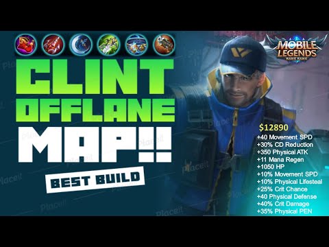 Clint Build MLBB | Solo Gold Lane Fast Farming | How to Dominate Lane and Carry?