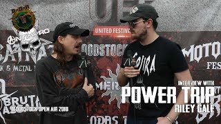 Interview with Riley Gale of Power Trip at Bloodstock Open Air 2018