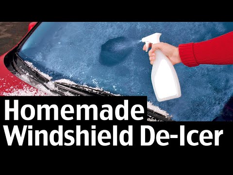 Homemade Windshield De-Icer Spray Recipe For Your Car Video