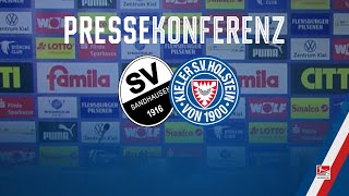 #SVSKSV | Virtuelle Pressekonferenz vor dem Spiel gegen den SV Sandhausen | Holstein Kiel