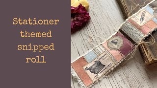 DIY Stationer theme snippet roll - and a FREEBIE!