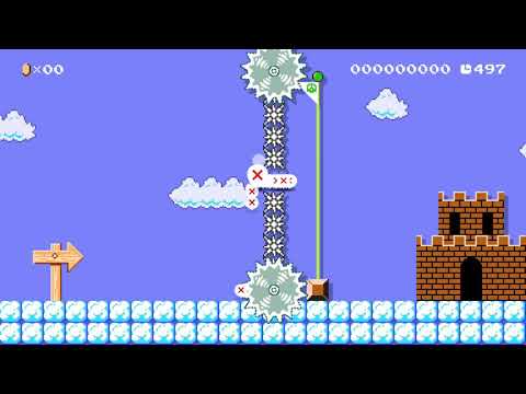 One jump challenge 2! (OCJ2!) By Merphus (Super Mario Maker 2)
