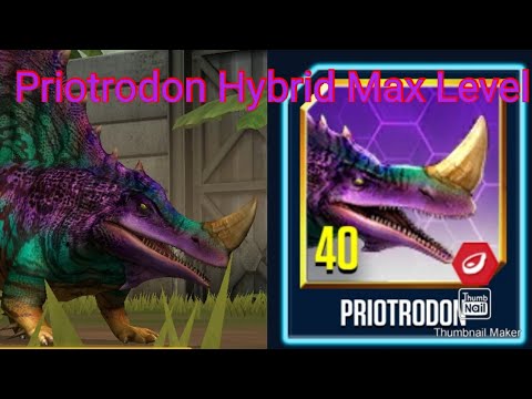 Priotrodon Max Level 40 Review,Evolve,Feed And Battles||Jurassic World The Game|| Jurassic Gaming