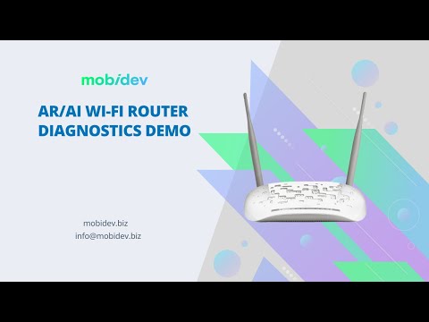 Augmented Reality Router Diagnostics Demo: Combining AR With AI For Advanced Solutions