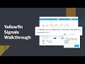Yellowfin Signals Walkthrough