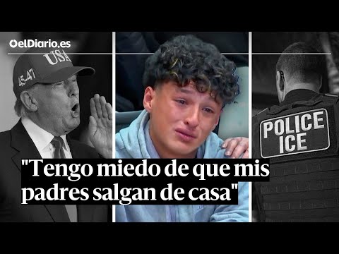 Un joven DENUNCIA las REDADAS ANTIMGRANTES de TRUMP: "Tengo miedo de que mis padres salgan de casa"