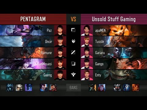 [LJL]PGM(Paz ケネン) VS USG(Tussle グラガス) Game 2 - LJL Summer 2018 Round4