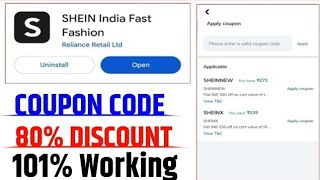 Shein Coupon Code 2026 🔥 100% Working With Live Proof