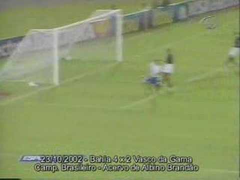 Gol de Calisto: Bahia 4x2 Vasco (23/10/2002)
