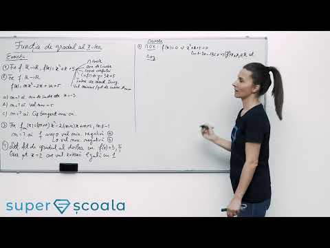 Clasa a IX-a - Funcția de gradul al doilea - Exerciții