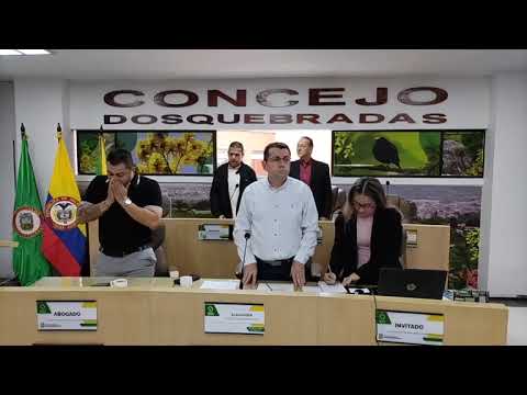 Sesión ordinaria Concejo de Dosquebradas - Abril 21 de 2026.