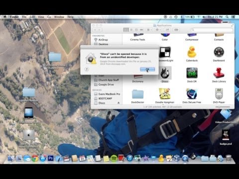 Application Can not Open Because it is from an Unidentified Developer Quick Easy Fix
