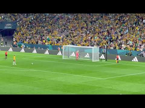 Cortnee Vine's Penalty! 😍 FIFA Women's World Cup 2023 Quarter Finals - Australia vs France ⚽