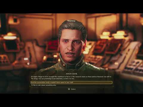 The Outer Worlds - The Doom That Came To Roseway: Lie To Anton About His Research Choice (2019)