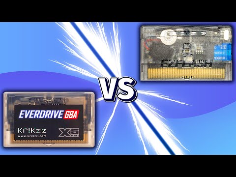 Everdrive GBA X5 Vs EZ Flash Omega Definitive Edition