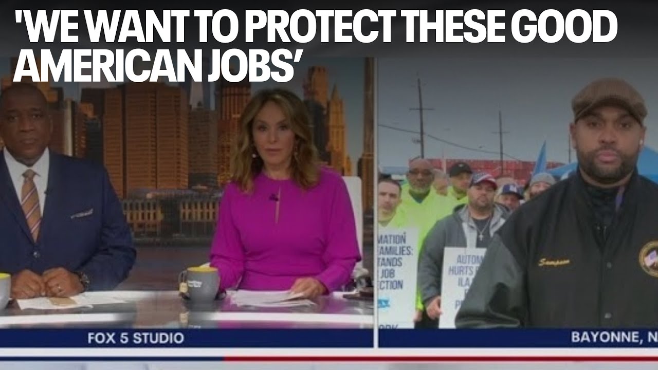 East Coast dockworkers strike: 'We want to protect these good American jobs’