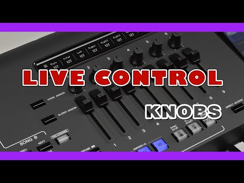Live Control Knobs - explanation and examples for use (Genos)