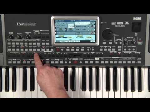 Korg PA900: Styles