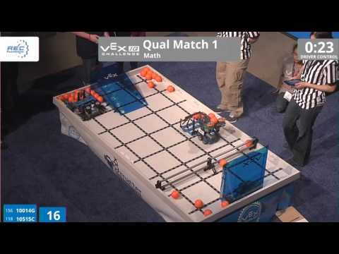 VEX Worlds 2016 - VEXIQ Middle School - Math - Qual 1 (10014G 10515C) 58