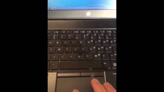 How to unlock touch pad