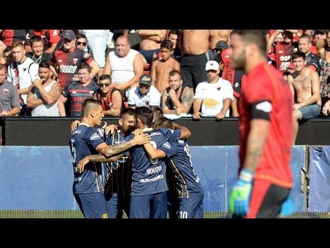 Goles del partido. Colón 0-3 Rosario Central.