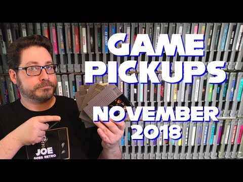 Game Pickups - November 2018 - NES, SNES & Thrift Shop Finds! - JGR