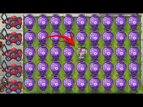 Pvz 2 Vasebreaker Survival - Cosmic Pea & Other Plants Vs All Zombies