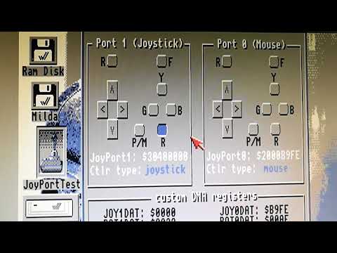 Self made joystick Amiga Working Prototyp with autofire