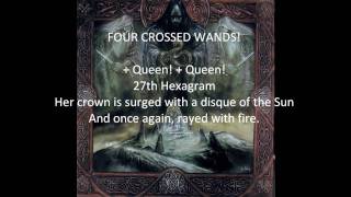 Absu - Four Crossed Wands (Spell 181) (Lyrics)