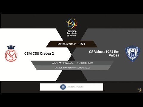 L1BM 2022-2023: CSM CSU Oradea 2 - CS Vâlcea 1924