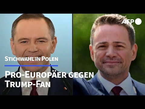 Stichwahl um Präsidentenamt in Polen: Pro-Europäer gegen Trump-Fan | AFP