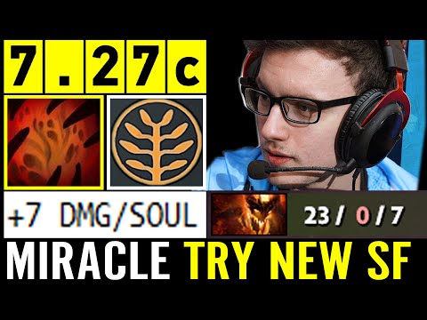 7.27c +7DMG/SOUL WTF BUFF! Confirmed By Miracle God Shadow Friend ZERO DEATH Dota 2 Pro Gameplay