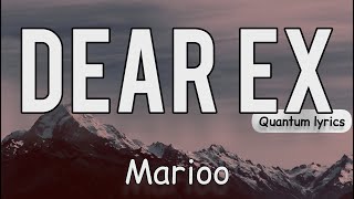 Marioo - Dear ex (lyric video)