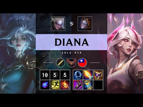 Diana Mid vs Orianna - TW Grandmaster Patch 25.15