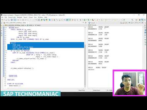 LOOP AT  Group By SAP ABAP on HANA PART - 1  (  Representative Binding )