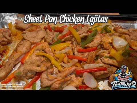 Sheet Pan Chicken Fajitas | Keto | Low Carb | Cooking With Thatown2