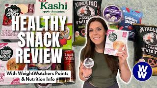 Healthy Snack Review | Trying New Healthy Low Point Foods | WeightWatchers Points, Calories & Macros