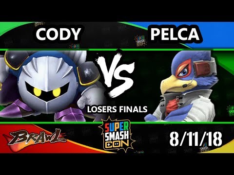 SSC 2018 SSBB - Cody (Metaknight) Vs. Pelca (Falco) - Brawl Losers Finals