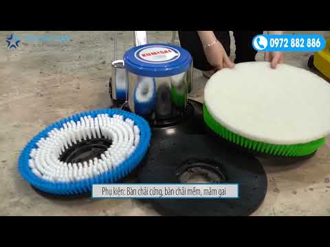 ComBo Máy Chà Sàn Đơn KMS522 & Máy Hút Bụi Công Nghiệp PD30A