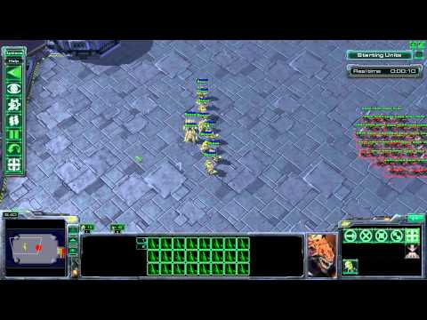 Zealots vs Zerglings