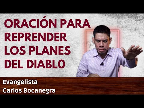 Oración para reprender los planes del diablo