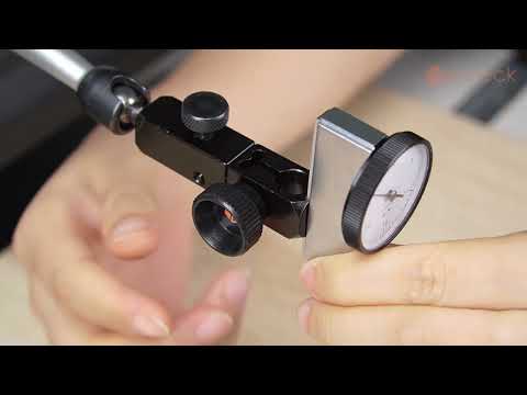 Dial Test Indicator, Flexible Strong Magnetic Gauge Stand Base Holder + Lever Dial Test Indicator