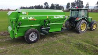 Izelmak SX100 horizontal feed mixer for sale - Image 4 | Agronetto New Izelmak SX100 horizontal feed mixer | Image 4 - Agronetto