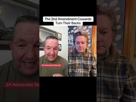 The 2nd Amendment Cowards Turn Their Backs #duet #2A #2ndamendment #maga #guns #cowards #alexpretti
