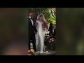 Aurora Ramazzotti si sposa, il video dell'ingresso con papà Eros