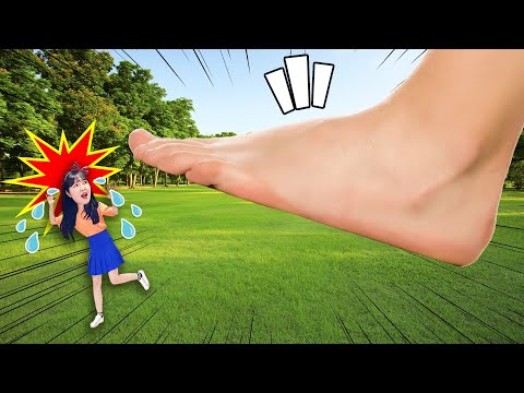 Ahh! Giant feet are chasing Yura! Save Yura~ View popular videos Giant feet [Yura]