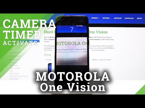 How to Set Camera Timer in MOTOROLA One Vision – Activate Countdown