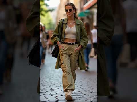 17. 2025 Street Style Revolution: Sustainable & Tech-Infused Looks #fashion #aiart #short #beauty